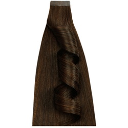 Desinas Tape In Extensions haselnuss Haarextensions 20 ct Damen 