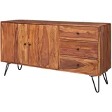 Wohnling Sideboard Sheesham 145x75x40 cm