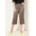 MIAMODA Culotte weites Bein Plissee beige 52