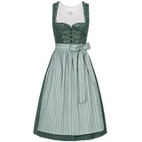 Nübler Dirndl Midi Thea in Petrol grün 52