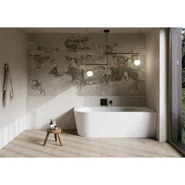 Bette Starlet V Silhouette Eckbadewanne 75 x 165 cm (6680-000CELVK+B601-901)