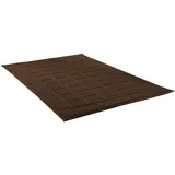 Dyckhoff Badematte DYCKHOFF "Planet" Gr. 10, braun, H:3mm, Baumwolle, Badematten, Badematte, Baumwolle, 2er Set Hotelmatte