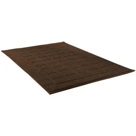 Dyckhoff Badematte DYCKHOFF "Planet" Gr. 10, braun, H:3mm, Baumwolle, Badematten, Badematte, Baumwolle, 2er Set Hotelmatte