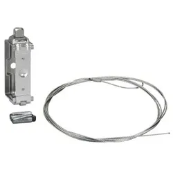 Schneider Electric KBA40ZFSU KBA Befestigungsbügel zur Aufhängung mit Stahlseil, inkl. Stahlseil  - VPE 10