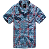 Brandit Textil Roadstar Kurzarmhemd Red / Blue M