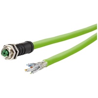 METZ CONNECT 142M7X20050 M12 Netzwerkkabel, Patchkabel CAT 6a S/FTP