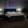 vidaXL Boxspringbett 180 x 200 cm Schwarz