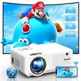 Projektor 20000 Lumen, 1080p Full Hd, Wi-fi 5g & Bluetooth, Mini-projektor Anzeige 300 Für Fire Stick, Smartphone, Ps5