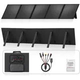 300W Solarpanel Faltbar 36V Monokristallin, Tragbares Solarmodul für Powerstation, Wohnmobil, Camping, Caravan, Off-Grid mit 4-in-1 Kabel