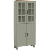 Home Affaire Hochschrank »Rodby«, FSC®-zertifiziertes Massivholz, Breite 75cm, Höhe 170cm