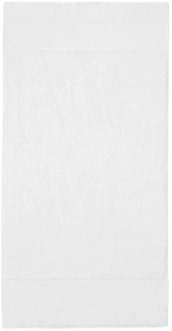 Feiler Handtücher Exclusiv mit Chenillebordüre Handtuch 50x100 cm | weiß - weiß