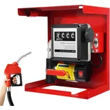 Selbstansaugen Dieselpumpe Heizölpumpe 50L/min 230V - Selbstansaugende Ölpumpe 220w 42PSI Ölabsaugpumpe mit Zählwerk Automatik Pumpe Umfüllpumpe(50L/min)