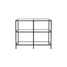 Möbel Kraft Konsolentisch 100 x 30 x 73 cm schwarz