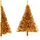 vidaXL Künstlicher Halb-Weihnachtsbaum Gold 120 cm