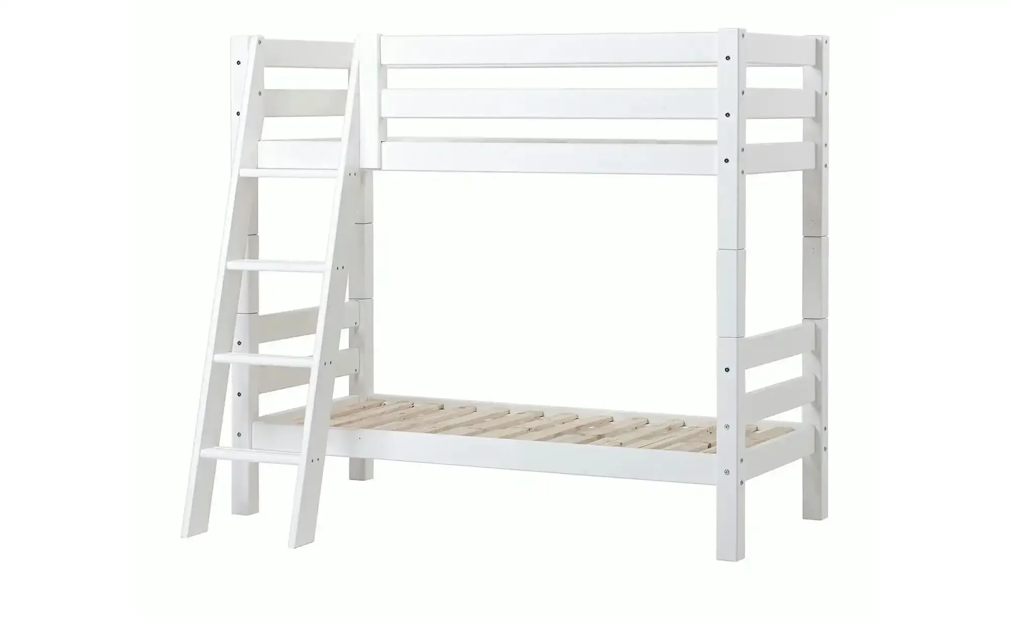 Hoppekids Etagenbett  ECO Luxury , weiß , Maße (cm): B: 117 H: 150