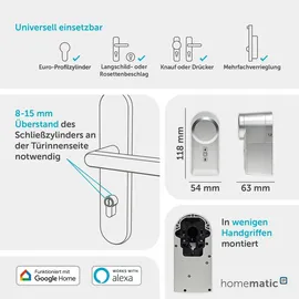 Homematic IP HmIP-DLD-S Türschloss