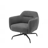 MCA Furniture Loungesessel Tajo - Feinflor Anthrazit