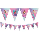 Procos Dreiecksflaggen Barbie Fantasy 9 St. Multicolor