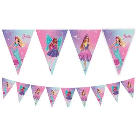 Procos Dreiecksflaggen Barbie Fantasy 9 St. Multicolor