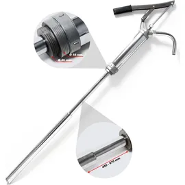 Wiltec Heizöl Diesel Fasspumpe 16-18 l/min Hebelpumpe Handpumpe G2 Fassverschraubung