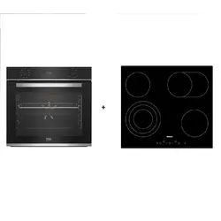 Beko Backofen-Set BBIM13300X und Kochfeld HIC64404T