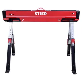 Stier Premium Falt-Arbeitsbock Sägebock höhenverstellbar 590 kg (Single)
