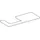 Geberit One 120x3x47cm, w/lack. hochgl., Ausschn li