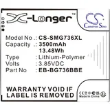 Samsung Cameron Sino Akku für Samsung Galaxy Xcover 6 Pro, SM-G736B, SM-G736B/DS, SM-G736U, SM-G736U1 PN:Samsung EB-BG736BBE 4000mAh / 15.40Wh