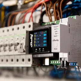 Shelly Pro EM 50A - 50 Stromzähler Bluetooth, Wi-Fi