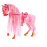 Toi-Toys LAUREN Paradiespferd mit Haarbürste zum Kämmen & Stylen Puppen Pferd rosa