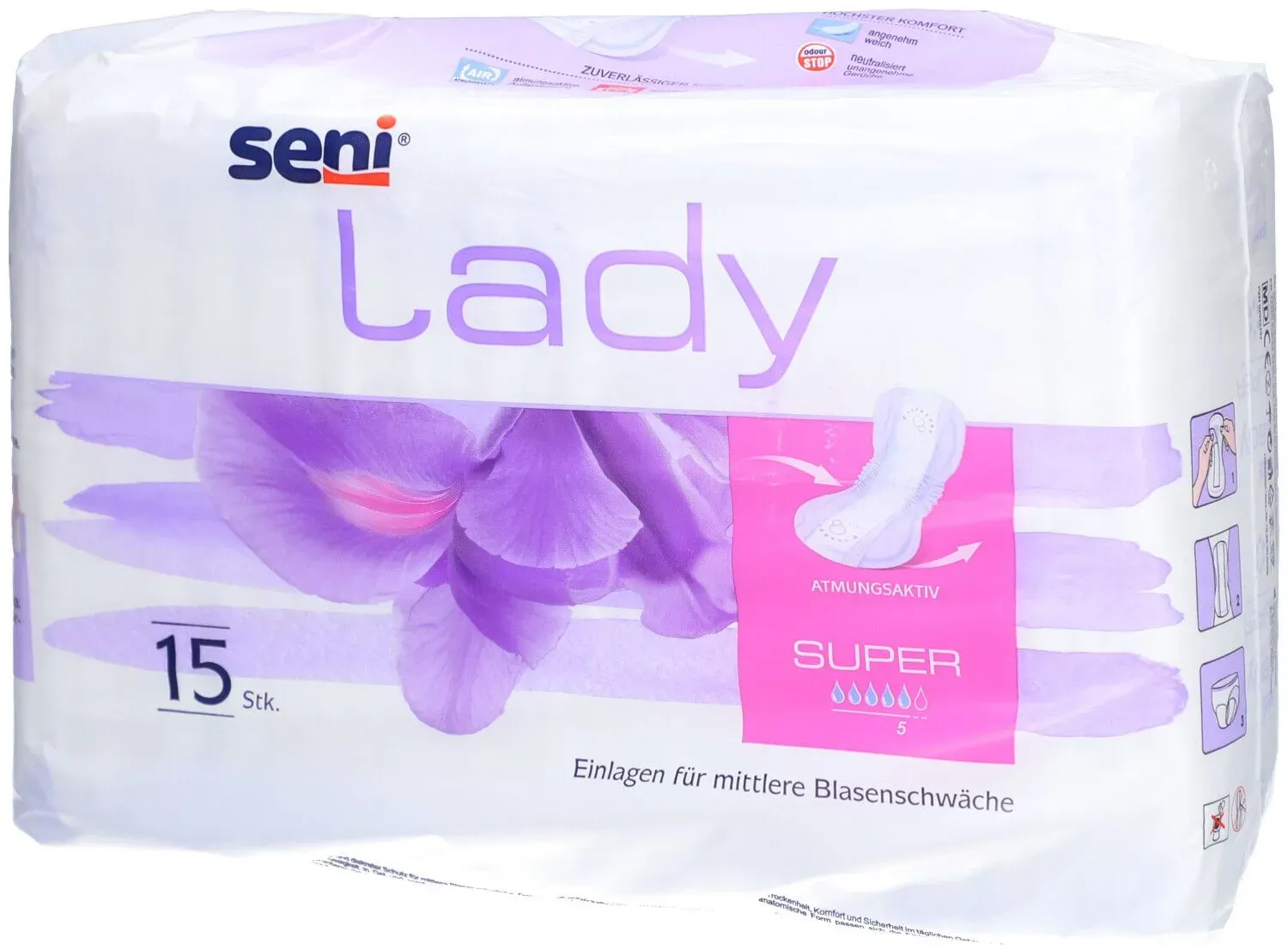 Seni Lady Super Einlage 15 Stk