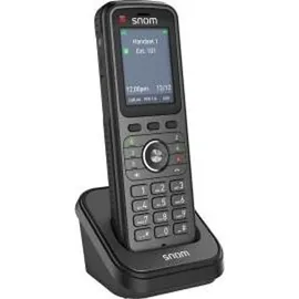 Snom M56 DECT-Mobilteil - Robustes Festnetztelefon Schnurlos mit 2,4 Farbdisplay, IP67-Schutz, Alarmfunktion & 12h Akkulaufzeit - Ideal für Werkstatt & Außeneinsatz