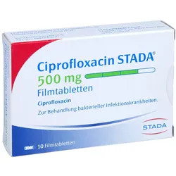 CIPROFLOXACIN STADA 500 mg Filmtabletten 10 St