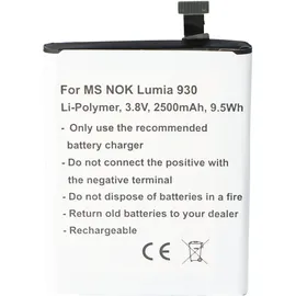 Cameron Sino Akku passend für Microsoft Lumia 929, Lumia 930, RM927 Akku BV-5QW