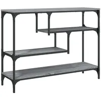 VidaXL Konsolentisch Grau Sonoma 100x30x75 cm Holzwerkstoff