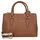 Valentino Zero Re Henkeltasche Kunstleder Brown