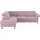 Home Affaire Ecksofa HOME AFFAIRE "Calypso L-Form", rosa (altrosa), B:259cm H:85cm T:227cm, 100% Polyester, Sofas, Ecksofa, mit Relaxfunktion motorisch im Sofa 2,5- Sitzer