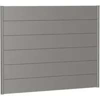 Biohort Sichtschutzelement 180 x 137 cm Quarzgrau Metall