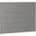 Biohort Sichtschutzelement 180 x 137 cm Quarzgrau Metall