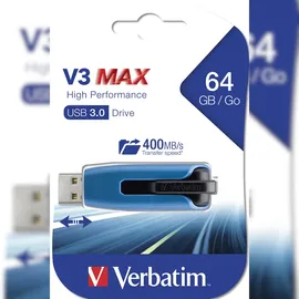 Verbatim Store 'n' Go V3 Max 64 GB blau/schwarz USB 3.0