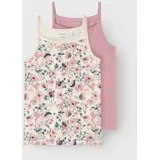 NAME IT Mädchen Nkfstrap Top 2p Nostalgia Flower Noos, Nostalgia Rose, 146-152 - 146-152