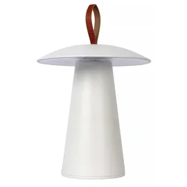 LUCIDE Tischlampe Aluminium Ø 19,7 cm 1x2W dimmbar IP54 weiß