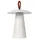 LUCIDE Tischlampe Aluminium Ø 19,7 cm 1x2W dimmbar IP54 weiß