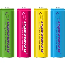 Esperanza Wiederaufladbare Batterie AA 2000 mAh 4 St.
