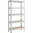 Songmics Schwerlastregal Stahl 30 x 75 x 150 cm silbern