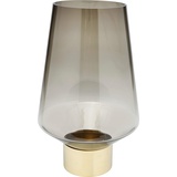 Kare Design Vase Noble, Deko, Accessoire, Braun/Gold, 40x24x24cm