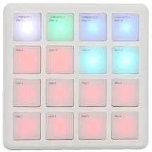 m-vave M-WAVE SMC Pad Pocket – Kompakter Bluetooth-MIDI-Controller für Beatmaker, Songwriter und Live-Setups