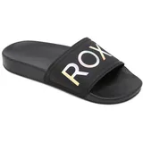 Roxy "Rg Slippy Ii", Mädchen, Gr. 3(33), schwarz, Obermaterial: 100% Synthetikmaterial / 33