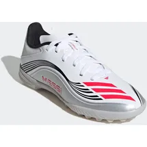 adidas F50 Messi League TF Kinder Cloud White/Lucid Red/Silver Metallic 38 2/3