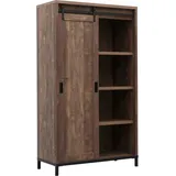 omg design Stanley Wohnzimmerschrank 120 x 170 x 45 cm Braun